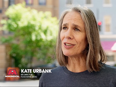Food Rescue US - DC Site Director Kate Urbank featured on Monumental Sports