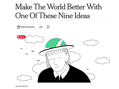 New York Times - How to Make the World a Better Place