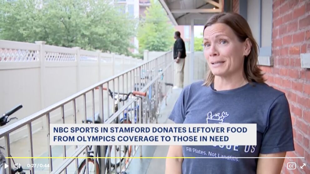 Food Rescue US - Fairfield County Site Co-Director Karen Sagesse interviewed by Channel 12 news