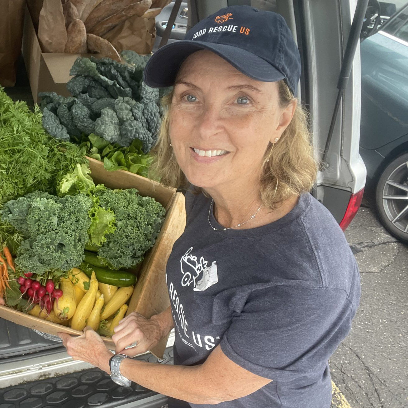 Laney Lloyd, volunteer coordinator for Food Rescue US - Fairfield County